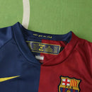 CAMISETA BARCELONA I 08/09 CONJUNTO INFANTIL (RETRO)
