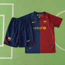 CAMISETA BARCELONA I 08/09 CONJUNTO INFANTIL (RETRO)