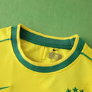 CAMISETA BRASIL I 1998 CONJUNTO INFANTIL (RETRO)