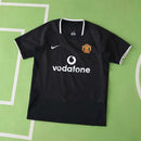 CAMISETA MANCHESTER UNITED NEGRA III 03/04 CONJUNTO INFANTIL (RETRO)