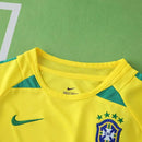 CAMISETA BRASIL I 2002 CONJUNTO INFANTIL (RETRO)