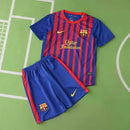 CAMISETA BARCELONA I 11/12 CONJUNTO INFANTIL (RETRO)