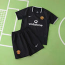 CAMISETA MANCHESTER UNITED NEGRA III 03/04 CONJUNTO INFANTIL (RETRO)