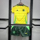 Camiseta Celtic II 24/25 conjunto infantil amarillo - Camiseta - Celtic - 24/25 - Conjunto infantil - Amarillo - Fútbol - Equipamiento deportivo - Niños - Estilo.