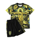 CAMISETA BRASIL EDICIÓN ESPECIAL AMARILLO CONJUNTO INFANTIL