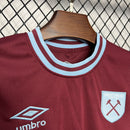 West Ham I 24/25 conjunto infantil vino - West Ham - 24/25 - Conjunto infantil - Vino - Fútbol - Equipamiento deportivo - Niños - Estilo