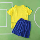 CAMISETA BRASIL I 2002 CONJUNTO INFANTIL (RETRO)