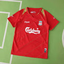 CAMISETA LIVERPOOL I 05/06 RETRO CONJUNTO INFANTIL