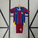 CAMISETA BARCELONA I 05/06 CONJUNTO INFANTIL (RETRO)