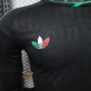 CAMISETA MEXICO  NEGRA 2026 MUNDIAL HOMBRE MANGA LARGA VERSIÓN JUGADOR
