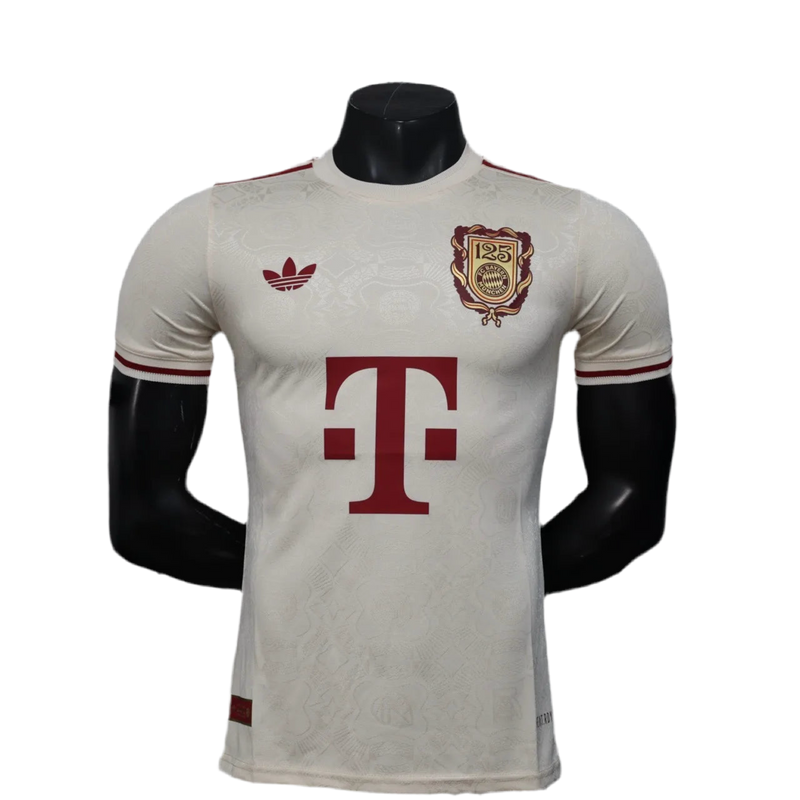 CAMISETA BAYERN MUNICH 125th CUMPLEAÑOS BLANCA 25/26 HOMBRE (VERSIÓN JUGADOR)