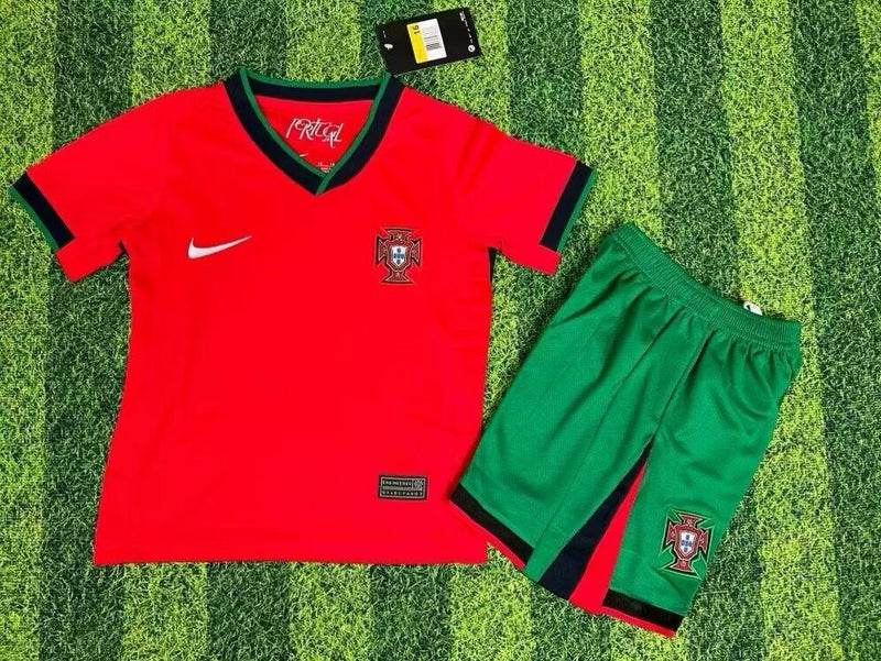 CAMISETA PORTUGAL I EURO 2024 CONJUNTO INFANTIL