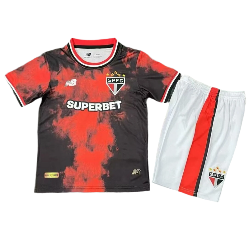 CAMISETA SÃO PAULO  III 24/25 CONJUNTO INFANTIL