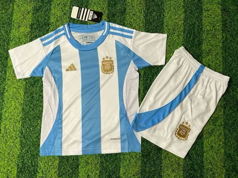 CAMISETA ARGENTINA COPA AMÉRICA 2024 CONJUNTO INFANTIL