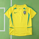CAMISETA BRASIL I 2002 CONJUNTO INFANTIL (RETRO)