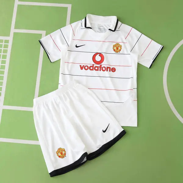 CAMISETA MANCHESTER UNITED II 03/05 CONJUNTO INFANTIL (RETRO)