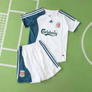 CAMISETA LIVERPOOL II 2006 RETRO CONJUNTO INFANTIL