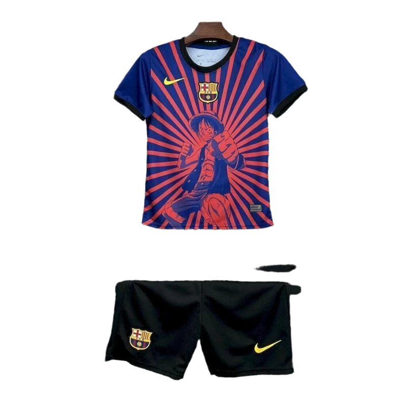 BARCELONA X ONE PIECE 25/26 CONJUNTO INFANTIL