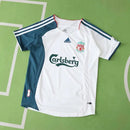 CAMISETA LIVERPOOL II 2006 RETRO CONJUNTO INFANTIL