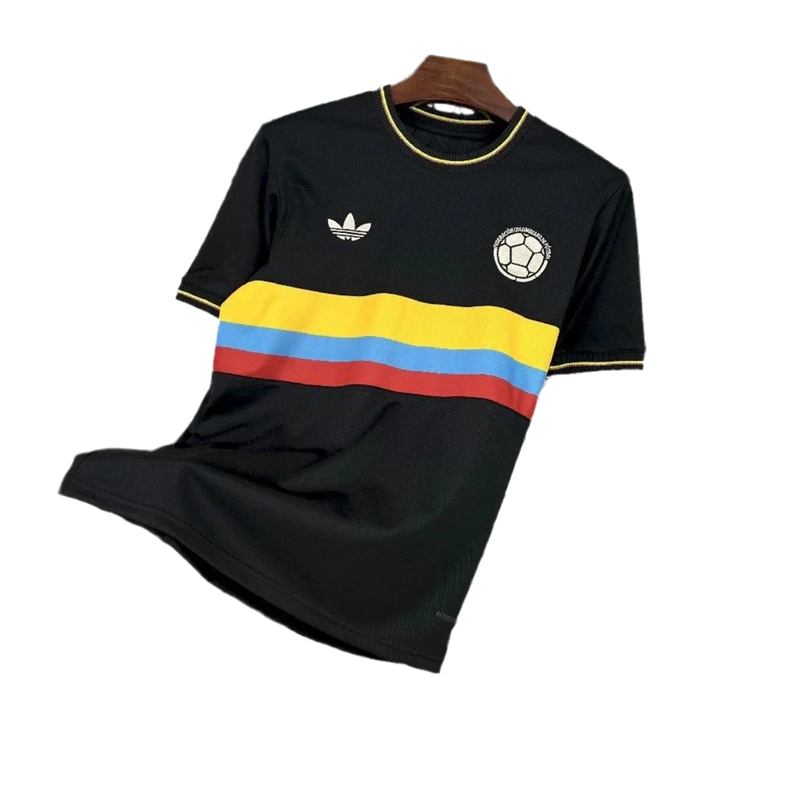 CAMISETA COLOMBIA NEGRA EDICIÓN ESPECIAL 2024-25 HOMBRE