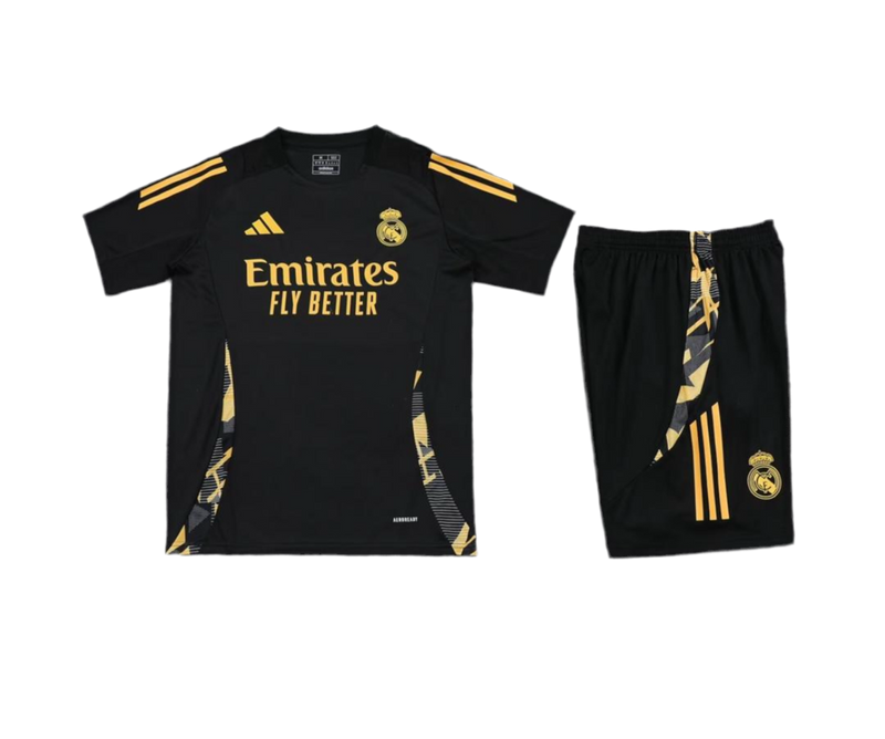 REAL MADRID BLACK 24/25 CONJUNTO INFANTIL