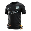 CAMISETA BARCELONA EDICIÓN LIMITADA BALMAIN PARIS BLACK 24/25 HOMBRE