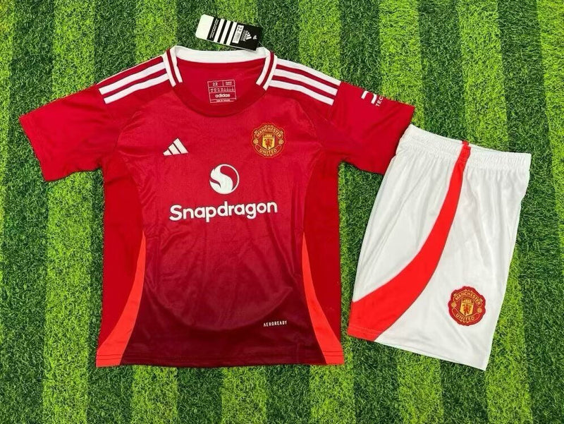 CAMISETA MANCHESTER UNITED I 24/25 CONJUNTO INFANTIL