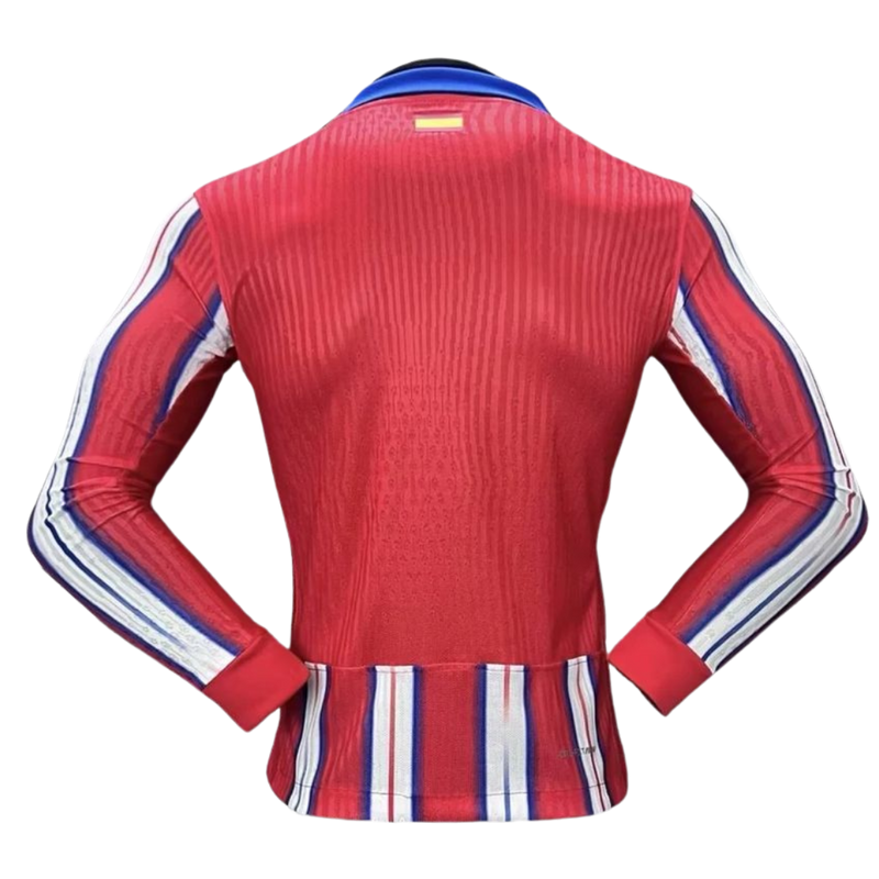 Atlético de Madrid I 24/25 hombre manga larga versión jugador - Atlético de Madrid - 24/25 - Hombre - Manga larga - Versión jugador - Fútbol - Equipamiento deportivo - Estilo.