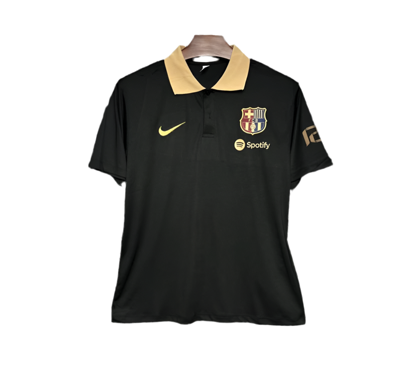CAMISETA BARCELONA POLO NEGRA 24/25 HOMBRE