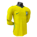 CAMISETA BRASIL I MUNDIAL 2026 HOMBRE MANGA LARGA (VERSIÓN JUGADOR)