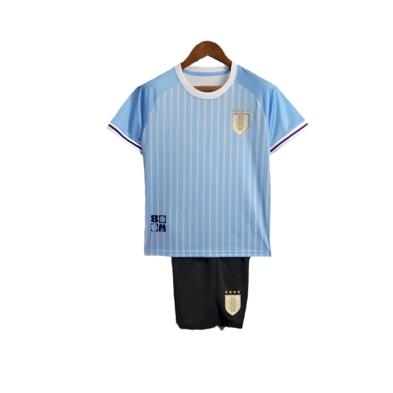 CAMISETA URUGUAY I 2024/25 CONJUNTO INFANTIL