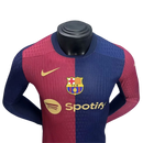 Barcelona I 24/25 hombre manga larga versión jugador - Barcelona - 24/25 - Hombre - Manga larga - Versión jugador - Fútbol - Equipamiento deportivo - Estilo.