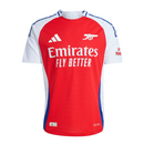 Camiseta - Arsenal - 2024-2025 - Home - Kit - Adidas - Futebol - Premier League - Champions League - Vermelho - Branco - Azul - Comprar - Manto - Uniforme - Camisola - Futebol - Time - Temporada - Tipo - Marca - Liga - Classificação - Votações - Ødegaard - Ben White - Bukayo 