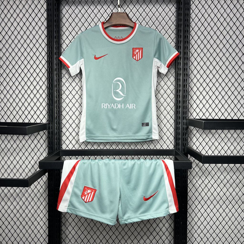 Conjunto infantil Atlético de Madrid II 2024/25 - Azul - Infantil - Atlético de Madrid II - Temporada 2024-2025 - Fútbol - Equipamiento deportivo - Niños - Estilo.