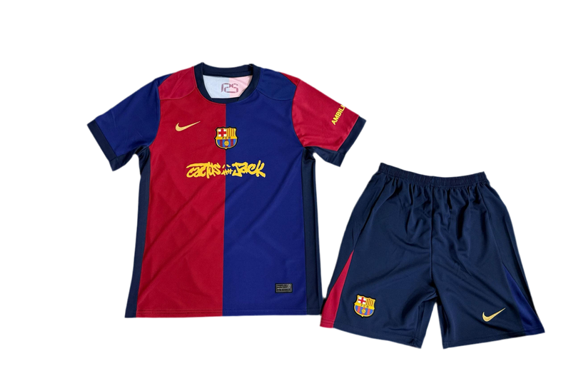 BARCELONA I 24/25 TRAVIS SCOTT CONJUNTO INFANTIL