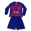 BARCELONA I 25/26 CONJUNTO INFANTIL MANGA LARGA