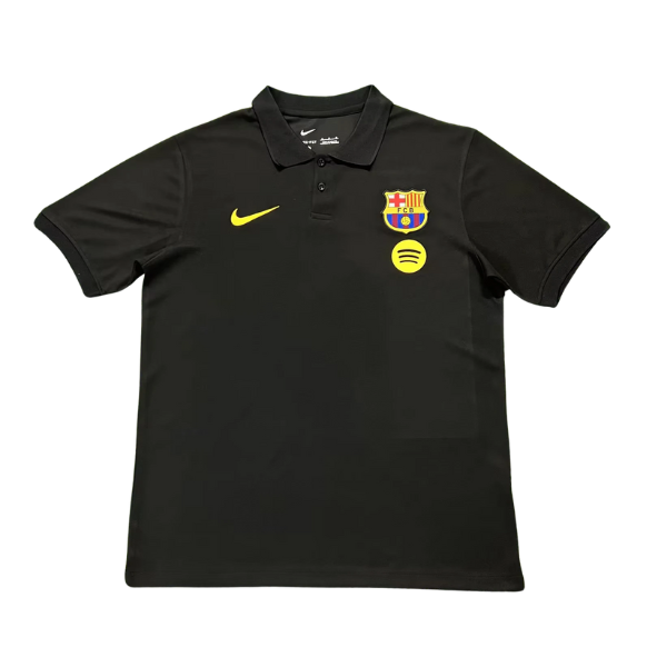 CAMISETA BARCELONA POLO NEGRA 25/26 HOMBRE