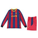 BARCELONA I 10/11 CONJUNTO INFANTIL RETRO MANGA LARGA HOMBRE