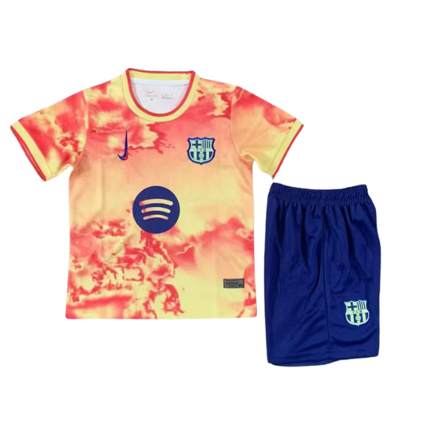 BARCELONA NARANJA 25/26 CONJUNTO INFANTIL