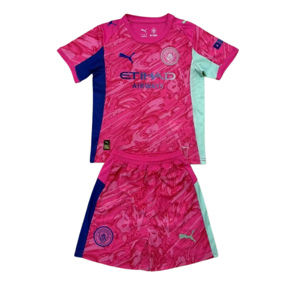 CAMISETA MANCHESTER CITY PORTERO II 25/26 CONJUNTO INFANTIL