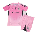 CAMISETA TIGRES PORTERO ROSA 25/26 EQUIPACIÓN PARA NIÑOS