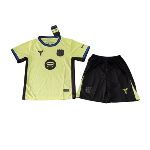 BARCELONA AMARILLA 25/26 CONJUNTO INFANTIL