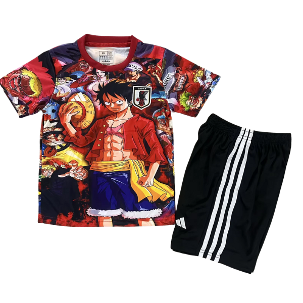 CAMISETA JAPÓN ANIME ONE PIECE III 25/26 CONJUNTO INFANTIL