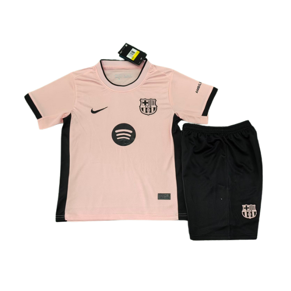 BARCELONA ROSA III 25/26 CONJUNTO INFANTIL