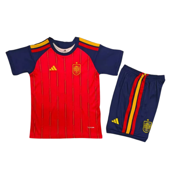 CAMISETA ESPAÑA I 2026 MUNDIAL EQUIPACIÓN PARA NIÑOS