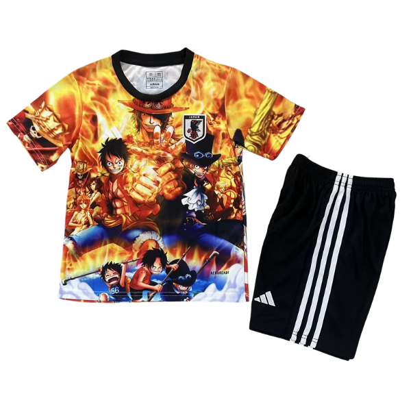 CAMISETA JAPÓN ANIME ONE PIECE IV 25/26 CONJUNTO INFANTIL
