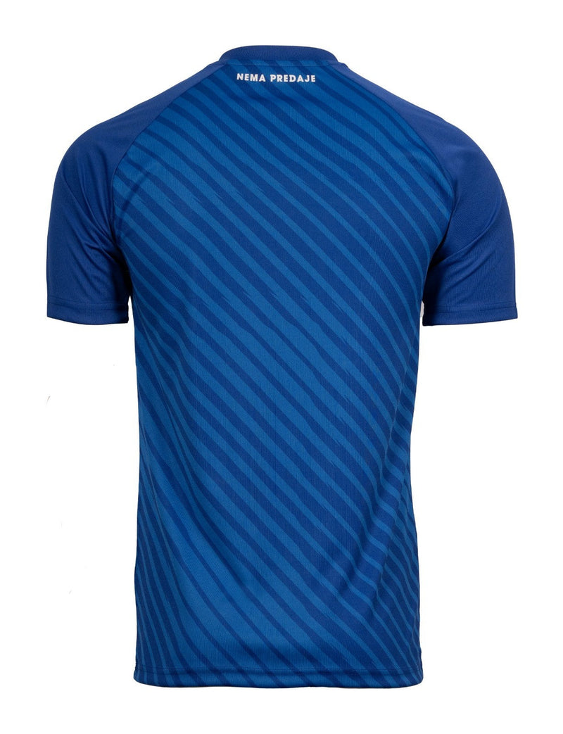 Dinamo Zagreb 20242025 - Camiseta Dinamo Zagreb - Uniforme titular Dinamo Zagreb - Castore Dinamo Zagreb - HNL - Copa de Croacia - Champions League - Diseño clásico - Diseño moderno - Azul - Blanco - Rojo - Gola redonda - Escudo del Dinamo Zagreb - Logo de Castore - Identidad del club - Historia del club - Tecnologías innovadoras - Confort - Rendimiento.