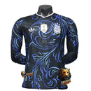 CAMISETA ARGENTINA II MUNDIAL 2026 CON PARCHE HOMBRE (VERSIÓN JUGADOR) MANGA LARGA