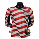 CAMISETA ESTADOS UNIDOS DE AMÉRICA I 2026 MUNDIAL HOMBRE VERSIÓN JUGADOR MANGA LARGA