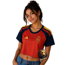 BODY ESPAÑA MUNDIAL I 2026 MUJER TOP CORTO CAMPEÓN MUNDIAL